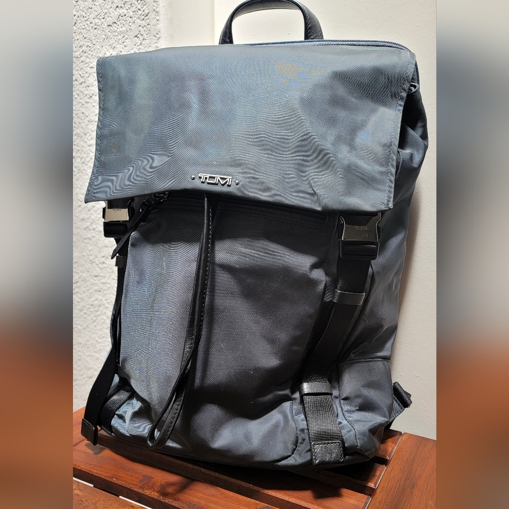 Tumi backpack for 15" laptop, blue
